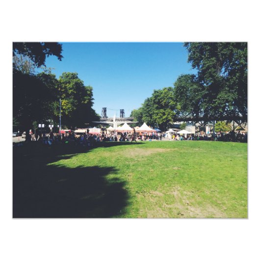 ポートランド土曜日マーケット フォトプリント            (正面)