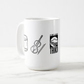 ポートランド太鼓 ラージラインアートマグ コーヒーマグカップ (正面左)