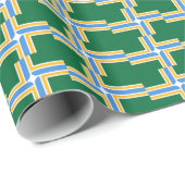 ポートランド州旗と愛国的な包装紙 ラッピングペーパー (ロールコーナー)