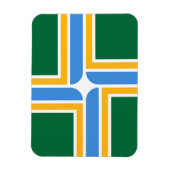 ポートランド州旗を持つフレキシブルなフォトマグネット マグネット (縦)