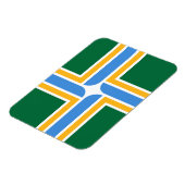 ポートランド州旗を持つフレキシブルなフォトマグネット マグネット (左側)