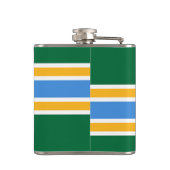 ポートランド州旗を持つ愛国的なフラスコ フラスク (裏面)