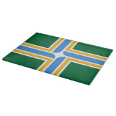 ポートランド州旗を持つ愛国的な裁断ボード カッティングボード (角)