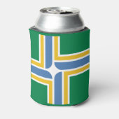 ポートランド州旗、オレゴンクーラーボックス 缶クーラー (缶裏面)