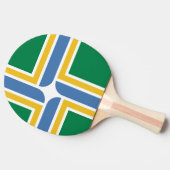 ポートランド州旗、オレゴン卓球ラケット 卓球ラケット (横)
