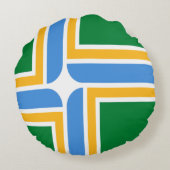 ポートランド州旗 ラウンドクッション (裏面)