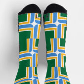 ポートランド市旗を持つアスレティッククルー靴下 ソックス (上部)