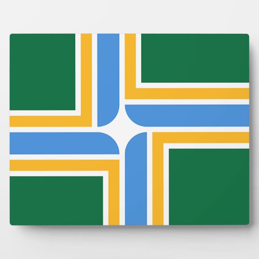 ポートランド市旗プラーク フォトプラーク (正面)