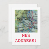 ポートランド新住所のお知らせ 案内ポストカード (正面/裏面)