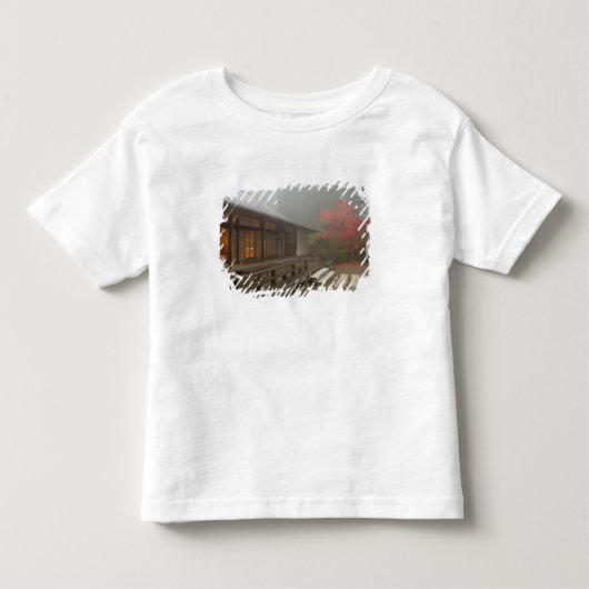 ポートランド日本庭園の亭 トドラーTシャツ (正面)