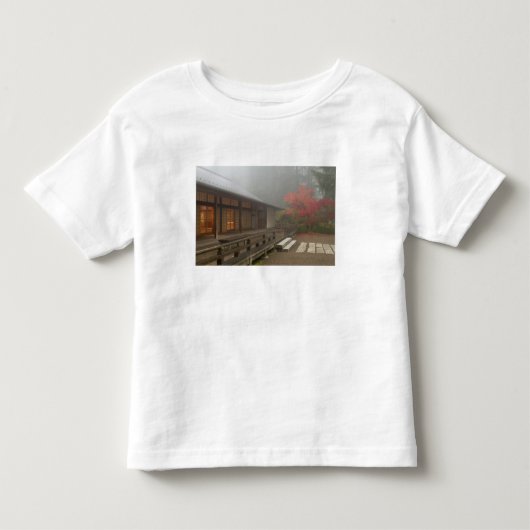 ポートランド日本庭園の亭 トドラーTシャツ (正面)