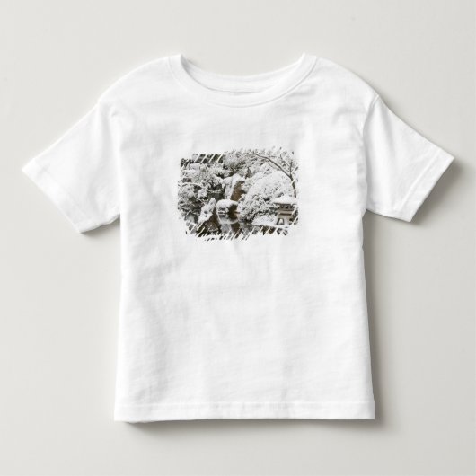 ポートランド日本庭園の雪景色, 2 トドラーTシャツ (正面)