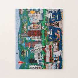 ポートランド水辺地帯のパズル ジグソーパズル