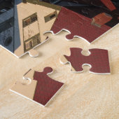 ポートランド白熱［赤熱］光を放つヘッドライト日没252ピース ジグソーパズル (側面)