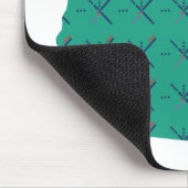 ポートランド空港カーペットのオレゴンの地図 マウスパッド (コーナー)