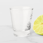 ポートランド結婚式の引き出物応援ショットグラス ショットグラス (左)