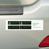 ポートランド緑の通り バンパーステッカー (車上)