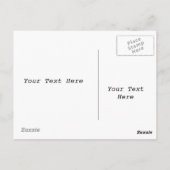 ポートランド航空便の郵便はがき ポストカード (裏面)