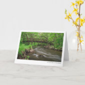 ポートランド道の近くのMinnehahaの入り江 カード (黄色い花)