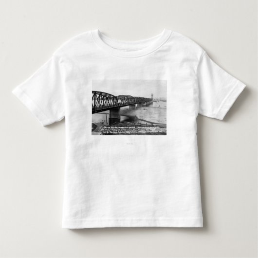 ポートランド、か太平洋のハイウェーの州連帯橋 トドラーTシャツ (正面)