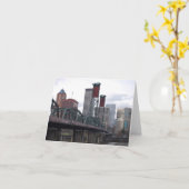 ポートランド、か都心 カード (黄色い花)