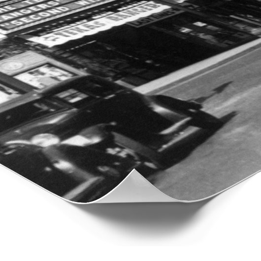 ポートランド、または北を見るブロードウェイのビュー ポスター (角)