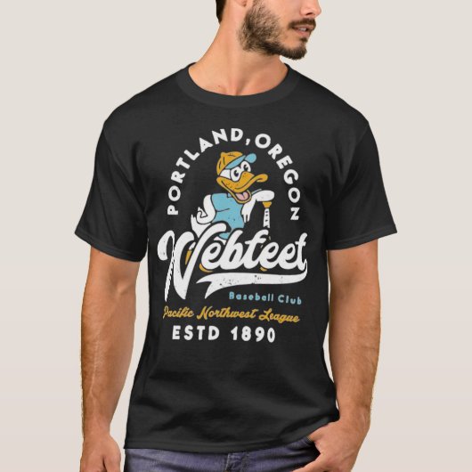 ポートランド・ウェブフィート - オレゴン州 Tシャツ (正面)