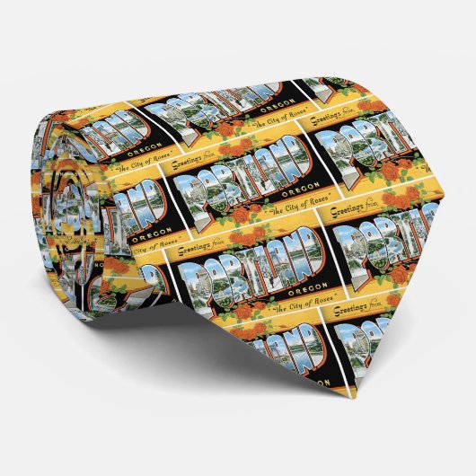 ポートランド、オレゴンからの挨拶! ネクタイ (ロール)