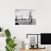 ポートランド・オレゴンに出港 ポスター (ホームオフィス)