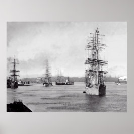 ポートランド・オレゴンに出港 ポスター