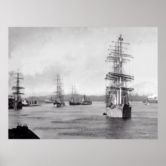 ポートランド・オレゴンに出港 ポスター (正面)