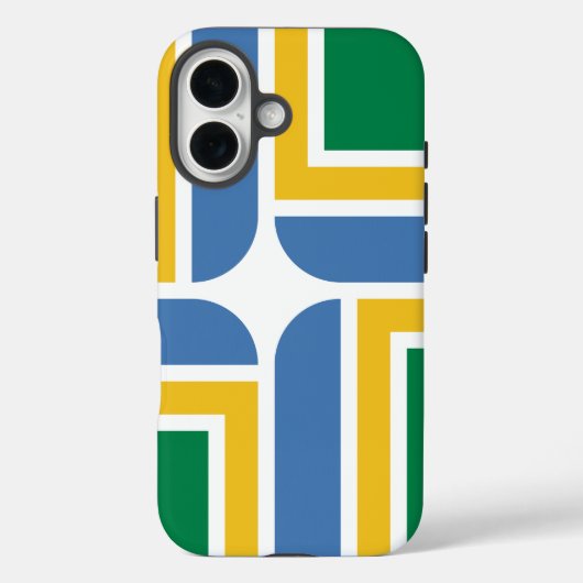 ポートランド (オレゴン州)の旗 Case-Mate iPhoneケース (裏面)