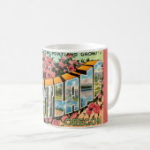 ポートランド オレゴン州 挨拶 コーヒーマグカップ (正面右)