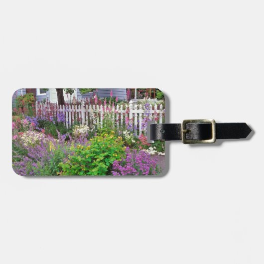 ポートランド、オレゴン州、米国。春の爆発 ラゲッジタグ (正面横)