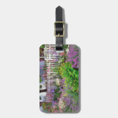 ポートランド、オレゴン州、米国。春の爆発 ラゲッジタグ (正面縦)