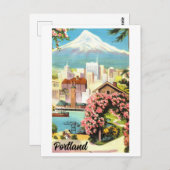ポートランド，オレゴン， ポストカード (正面/裏面)
