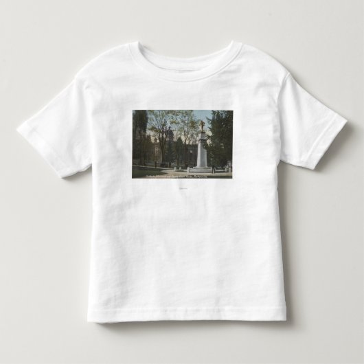 ポートランド、オレゴン-兵士の記念碑及び郡 トドラーTシャツ (正面)