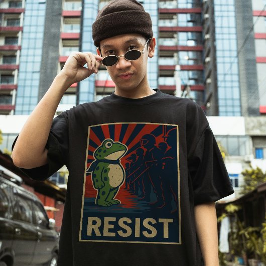ポートランド・カエル抗議 Tシャツ
