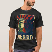 ポートランド・カエル抗議 Tシャツ (正面)