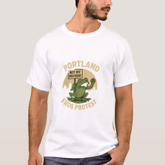 ポートランド・フロッグ・プロテスト Tシャツ (正面)