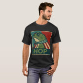ポートランド・フロッグ・ホップ Tシャツ (正面フル)