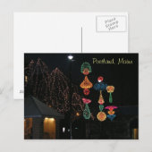 ポートランド、メインの冬 ポストカード (正面/裏面)