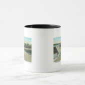 ポートランド、メーンビューのロングフェロー記念碑 マグカップ (中央)