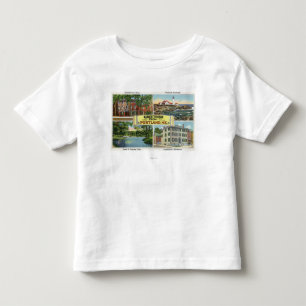 ポートランド、景色のからのMaineGreetings トドラーTシャツ