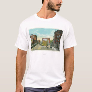 ポートランド、議会の正方形のMaineScenicの眺め Tシャツ