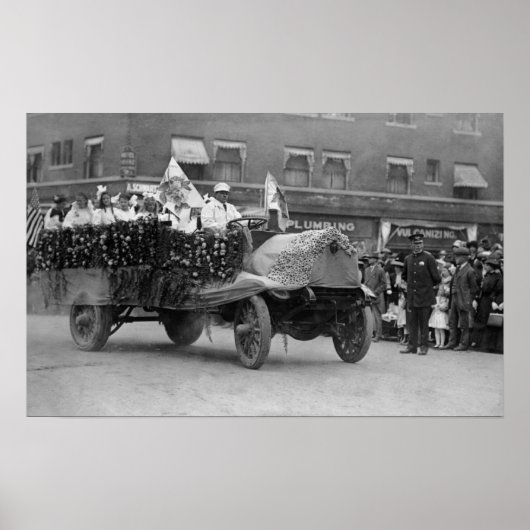 ポートランドORバラフェスティバルパレードフロート ポスター (正面)