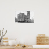 ポートランドORファイアステーションビュー&タワー ポスター (キッチン)