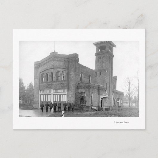 ポートランドORファイアステーションビュー&タワー ポストカード (正面)