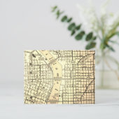 ポートランドORヴィンテージマップ ポストカード (スタンド正面)