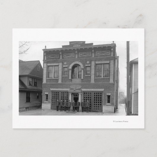 ポートランドOR消防署#17ビューフォト ポストカード (正面)